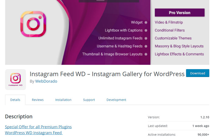 Wd Instagram Feed Plugin Mix India