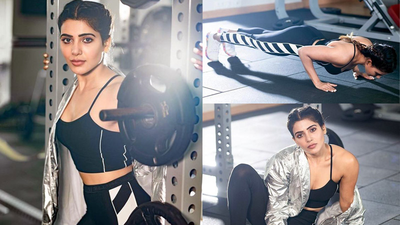 Samantha as Ultra Fit, Gym Workout Photos Viral