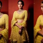 Sania Iyyappan poses for pictures in yellow dress, pictures go viral