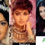 Were they like this in the past?  Seven Bollywood superheroes before and after cosmetic surgery