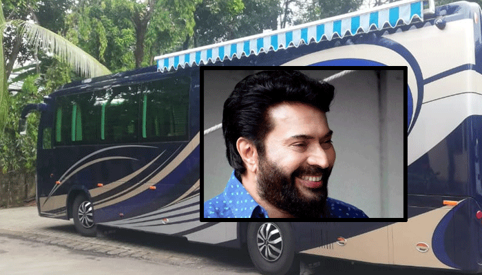 Volvo's new flea flying from location to location with Mammootty;  There are some secrets in the caravan of the mega star