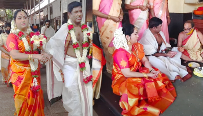 Series star Yamuna remarries;  The children witnessed the incident at the Mookambika temple;  Greetings and social media