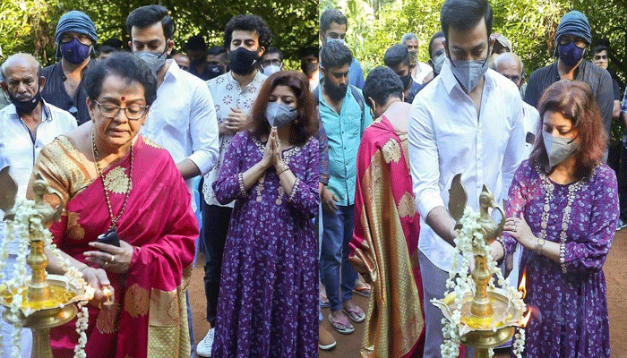 Mallika shines in Kuruthi Pooja;  Prithviraj and Supriya with their mother in the film;  These are the New Year release movies