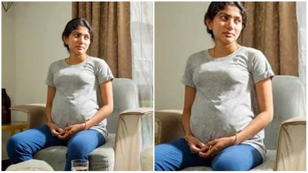Is Sai Pallavi really pregnant?  These are not pictures taken for film shooting, the thing is something else
