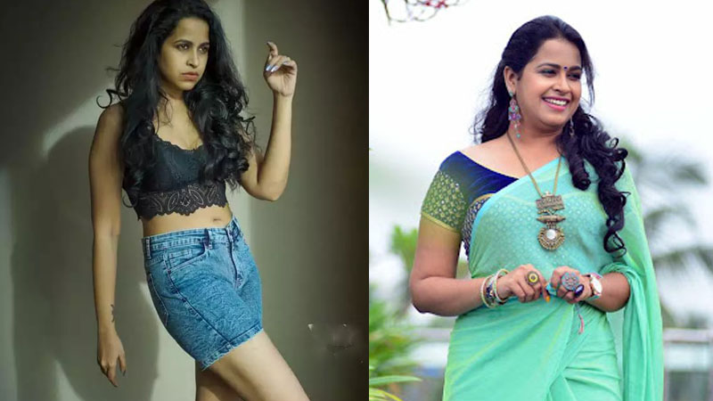This is not the case;  Actress Sadhika Venugopal with glamor pictures