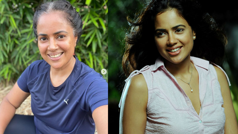 No more worrying about such things as before;  Sameera Reddy about not darkening gray hair