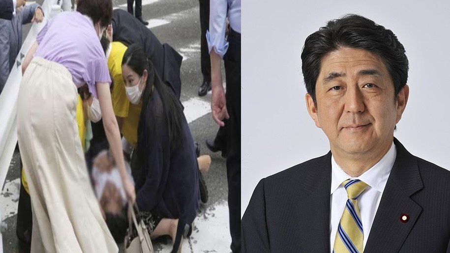 Abe Shot Former Japan PM Shinzo Abe shot during election speech - MixIndia