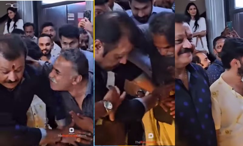 Did Suresh Gopi knock the middle-aged man who came to hug him?  What is the truth of the video - let's check