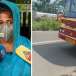 'Hit the car and drove off without stopping, was abusive when asked about it';  Sulu says that he broke the headlight of the KSRTC bus by hitting it with a lever