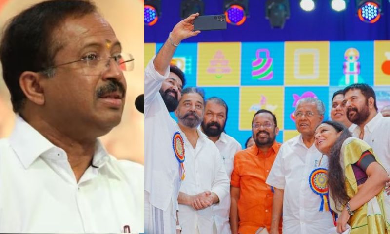 If the Chief Minister stops Mammootty and Mohallal and takes a selfie, the hunger of the common people in Kerala will not end;  V Muraleedharan with criticism