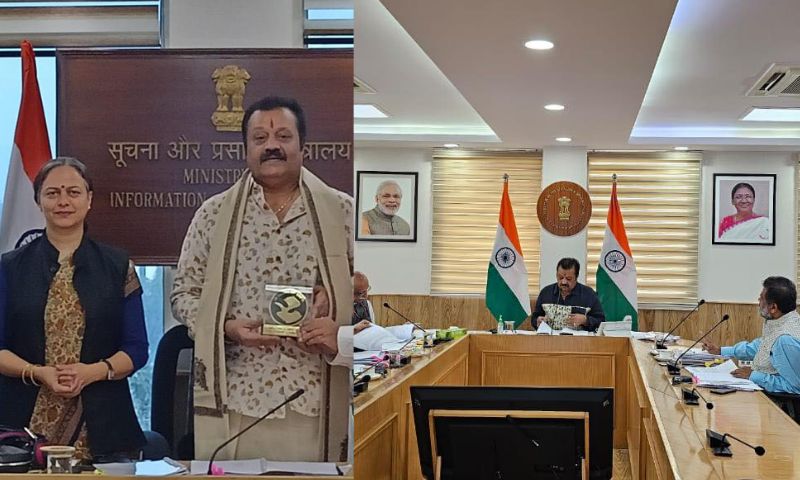 Suresh Gopi took over as the chairman of Satyajit Rai Film Institute;  After assuming charge, he also led the first meeting