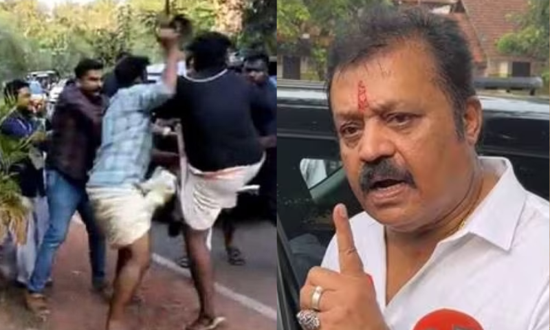 The opposition is the voice of the people, for whom the black flag is shown and beaten;  Suresh Gopi in support of Youth Congress