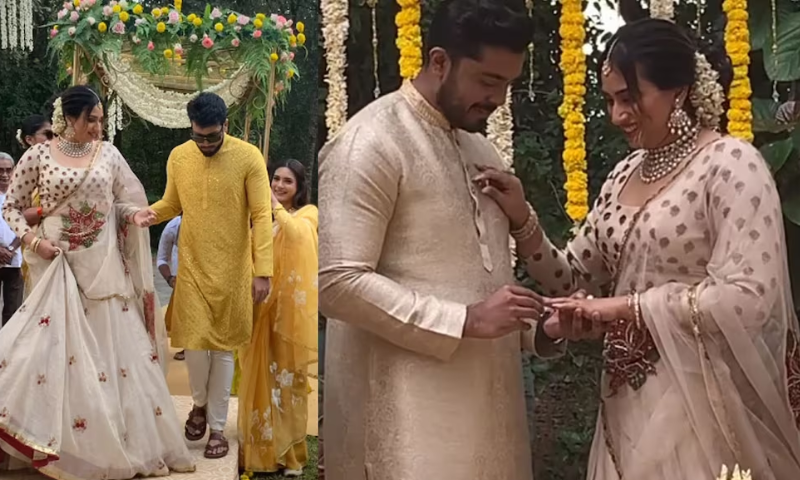Malavika Jayaram got engaged;  Pictures and video go viral