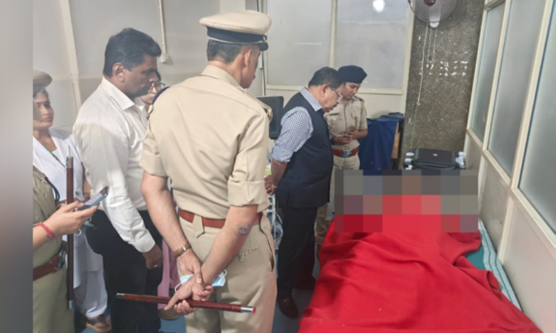 Mother beaten for son's absconding;  He was dragged from the house, stripped, tied to a pole and beaten