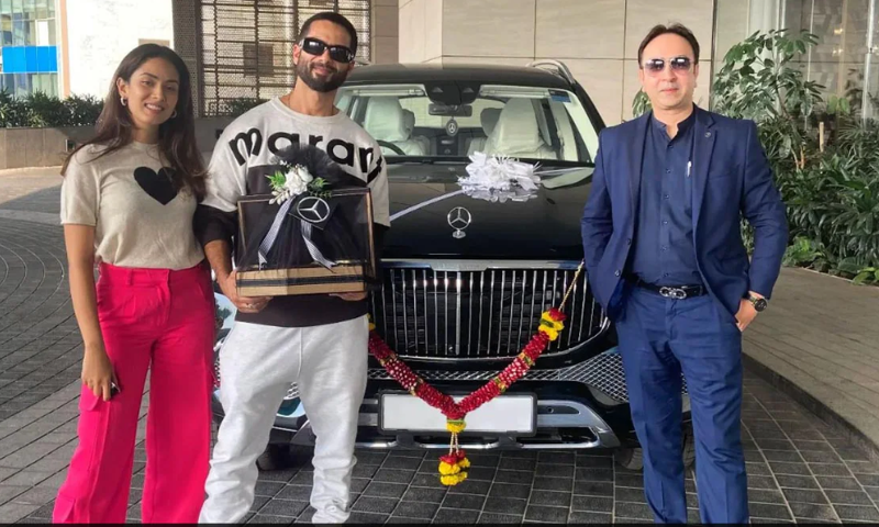 Shahid delivered second Mercedes to Memeba garage in a year;  The actor owns a 3.5 crore Mayba GLS 600