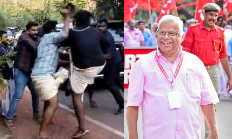The pot attack was done in self-defence, DYFI activists are responsible;  Defended by MV Jayarajan