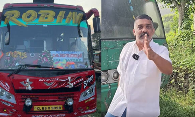 Tirumpi Vanditgangi Soll: After a gap of one month, Robin bus service started, MVD stopped it even after one kilometer.