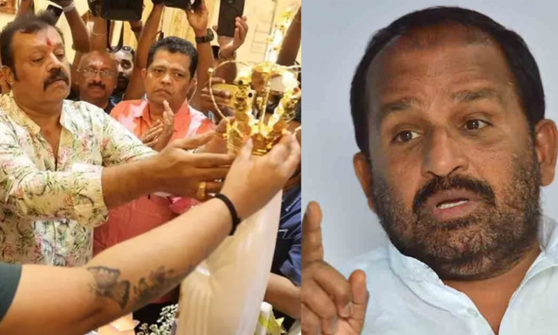 A golden crown cannot wash away the stain of Manipur's sins;  TN Prathapan MP criticized Suresh Gopi in harsh language