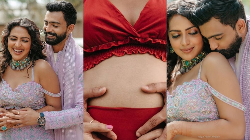 Actress Amala Paul shared the happy news of becoming a mother.  Comment that Amala is pregnant before completing two months of marriage
