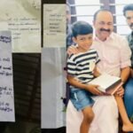 First grader Adityan wrote a letter;  VD Satheesan came home with the gift