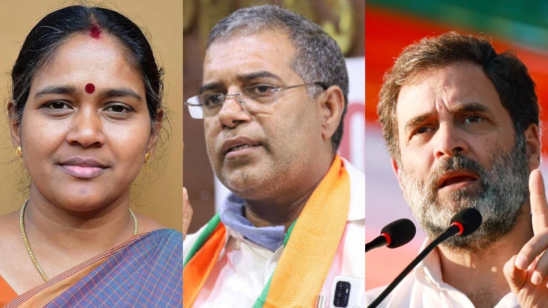 Four of the BJP candidates will be women.  Abdullahkutty?Shobha Surendran is also likely to face Rahul in Wayanad