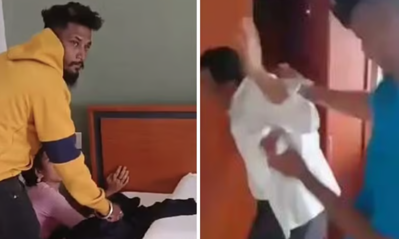 Moral Policing in Karnataka;  A Muslim woman and her partner were brutally beaten and brutally raped by seven men for taking a hotel room;  shock