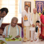 The Governor came to bless Bhagya and her husband;  Suresh Gopi served rice, pictures went viral
