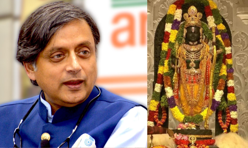 There is nothing wrong in sharing the Sri Rama Pratishtha on social media, he will not give up the God he believes in to the BJP;  Shashi Tharoor with explanation