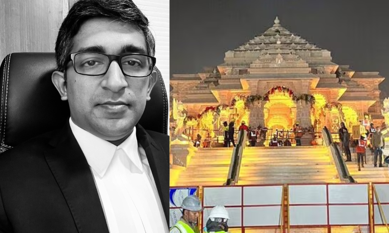 Today I bow my head in shame that in the presence of VVIP bosses, the state is wearing the face of religion, it is a shame for my India, and they are doing this in the name of my faith;  Harish Vasudevan on the Ayodhya issue