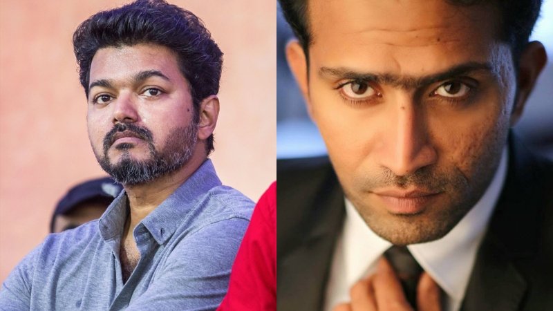 Vijay carries a carry bag in one hand!  "Can one walk so easily while lifting a good weight"?  Shine Tom Chacko's words as discussion