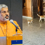 'Kalyani' the cat's cub at the Ashram was named 'Moiteen';  Sandeepanandgiri trolled VHP