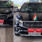 Department of Motor Vehicles slapped a 'box' on the Chief Minister's car;  CM's Kia Carnival fined
