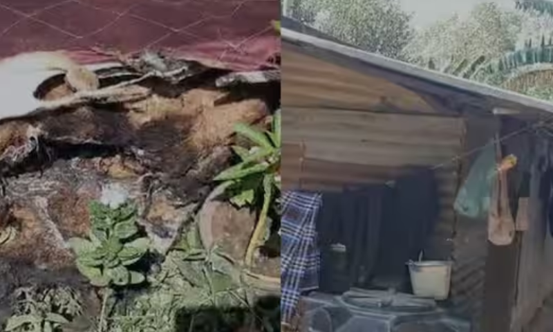 Doubts about leaving;  Husband tried to kill his sleeping wife by pouring kerosene, incident in Thiruvananthapuram