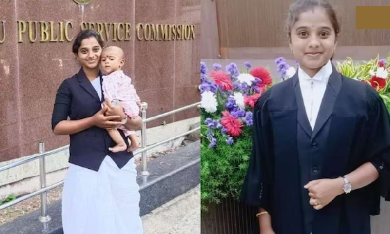 Exam 250 km away on second day after delivery, finally successful;  23-year-old Sreepathi became the first woman judge from a tribal community in Tamil Nadu