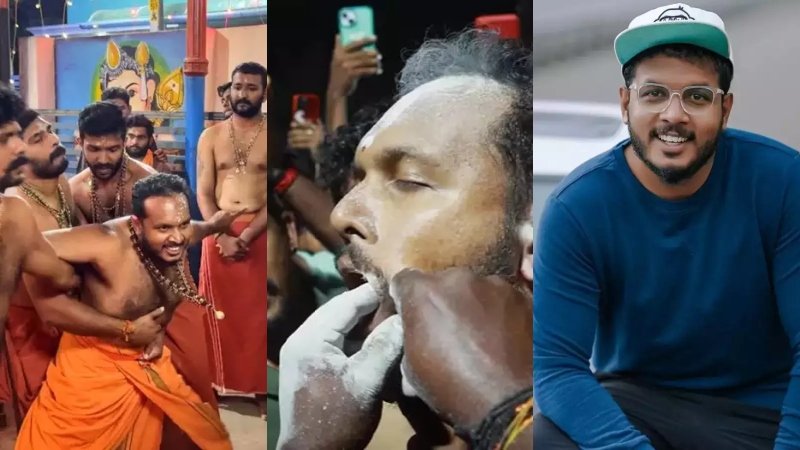 Karthik Surya Says I have not cried a single hair since the burning of my body has gone, having pierced both cheeks, walking through fire.