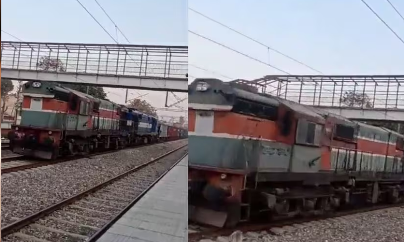 Negligence of loco pilot, goods train running from Kashmir to Punjab without loco pilot;  A major disaster was averted by a narrow margin