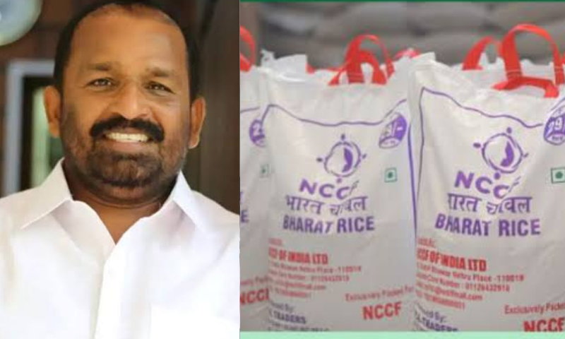 State is selling rice for 10 rupees 90 paisa in ration shops, center is selling it for 29 rupees, central government is cheating people: TN Prathapan MP