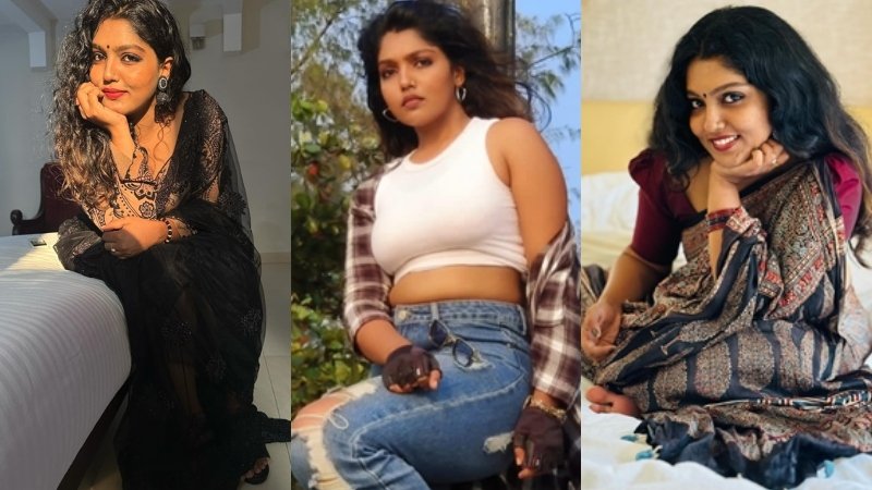 When you take off the saree, you can see the cleavage and the navel.  It was not done to go viral.  It is my mother's saree and blouse