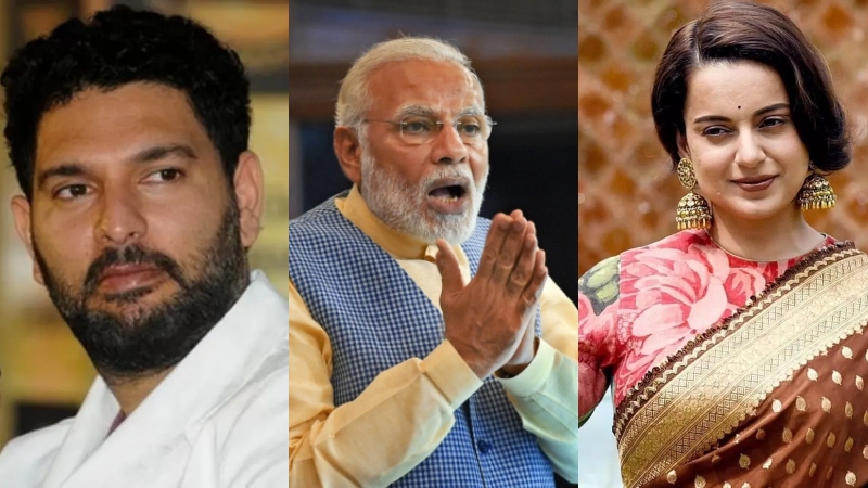 Will Yuvraj Singh contest on BJP ticket? Who are the 100 candidates of BJP?  Akshay Kumar, Kangana in the list