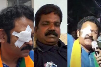 It was said that CPM workers attacked. The accused is not CPM;  It was the BJP leader who stabbed Krishnakumar in the eye
