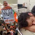 100 rupees for women to participate in BJP rally. Journalist beaten up for questioning