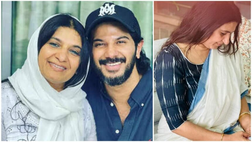 Dulquer Salmaan who wished Ummachi on her birthday, in the picture shared with wishes, Dulquer narrated the story behind the saree worn by Ummachi.