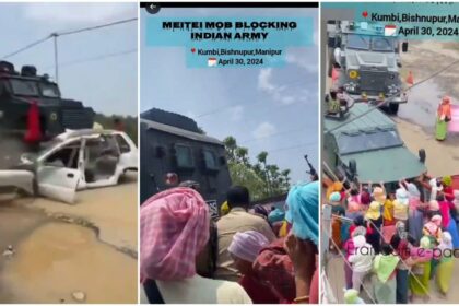 Insurgents in Manipur block Indian Army vehicle and prepare to attack jawans, shocking video of Indian Army's response goes viral