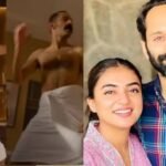 Nazriya advises Fahad on the part where Fahad wears a bath towel.