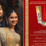 Viral Anand Ambani and Radhika's Save the Date Invitation Card mentions the wedding date and dress code for the 3-day event