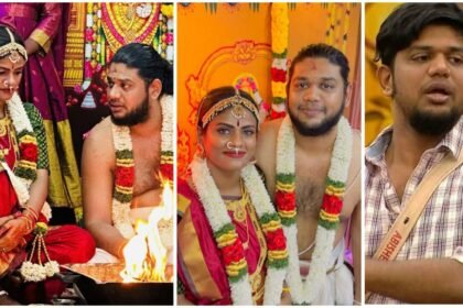Bigg Boss star Abhishek got married and the wedding took place according to Tamil customs