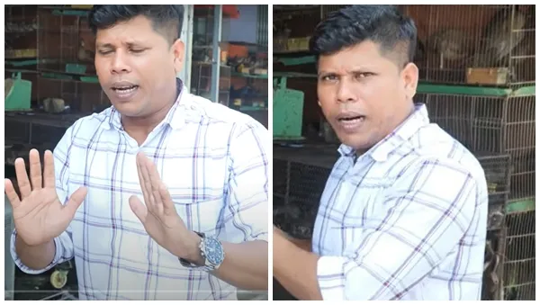 Feroze Chuttipara with a viral video