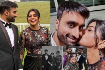 Meera Nandan dressed up again as a wedding bride after months of marriage, the reception for her husband's friends and family was attended by only one actress from Malayalam cinema.